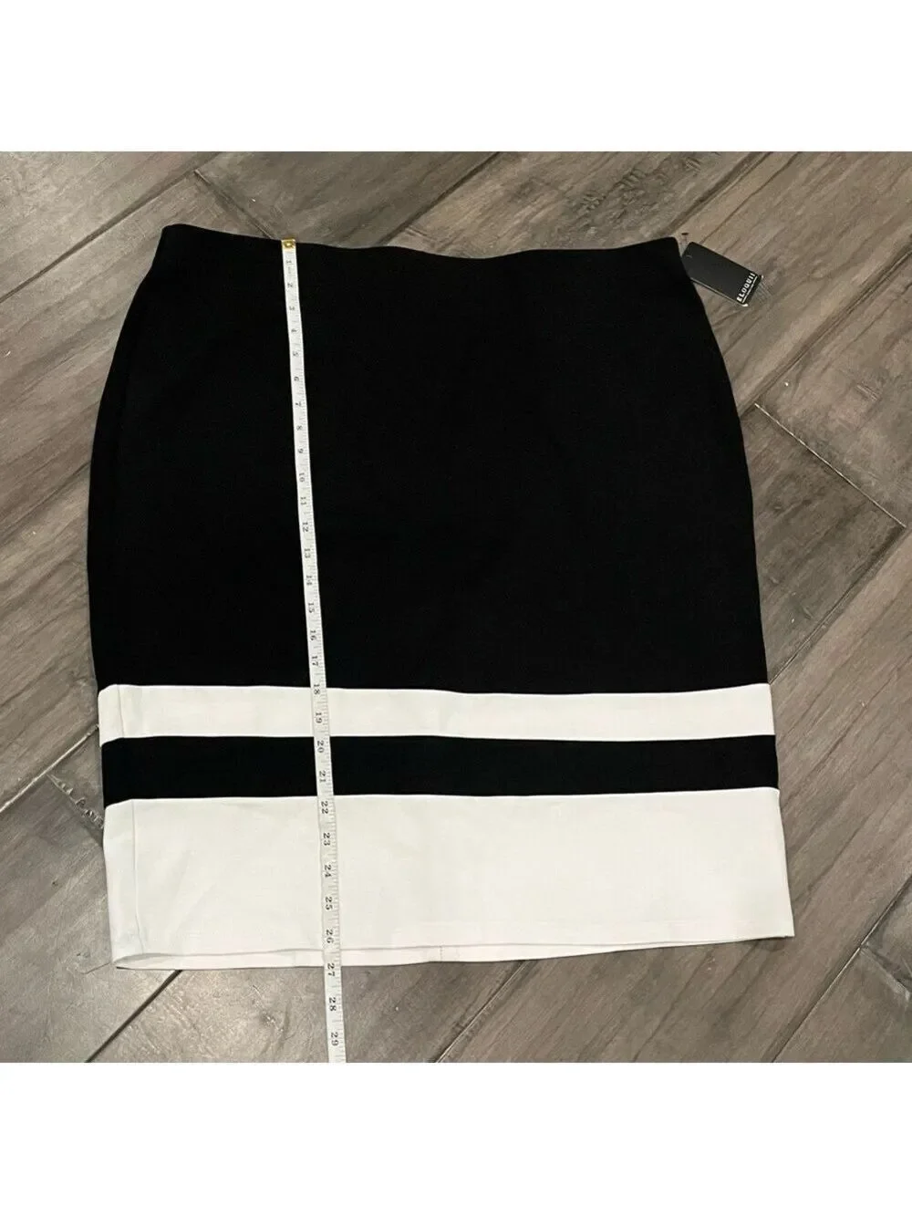 Eloquii Colorblock Column Skirt - Size 22